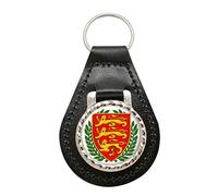 Jersey, Channel Islands Leather Key Fob