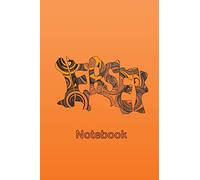 Jersey Channel Islands Orange Psychedelic Map Notebook: Celebrate travelling to the largest of the Channel Isles in Great Britain. An island map ... boxes to organise and refer back to notes.