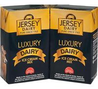 Jersey Dairy Luxury Soft Ice Cream & Thickshake Mix - 2 × 1 L Cartons, Creamy Premium Ice Cream Base