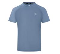 Dare2b Men's Accelerate T-Shirt – Quick-Dry Reflective Running Top – Light Blue M