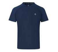 Dare2b Men's Accelerate Fitness T-Shirt - Quick-Dry Reflective Running Top Mid Navy XS
