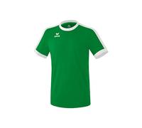 Erima Men's Retro Star T-Shirt, Mens, T-Shirt, 3132124, Emerald/White, XL