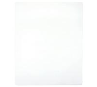 Jersey Fitted Sheet, White, 100 x 200 cm, 100% Cotton with Elastic, Wrinkle-Free and Breathable, Suitable for Mattress, Box Spring and Waterbed, Ideal for Bedroom, Guest Room