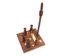 Jersey Flag Wooden Bar Skittles Tabletop Game Set Pub Gift With Personalised Engraving 485