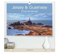 Jersey & Guernsey - Channel Islands (High Quality Premium Wall Calendar 2026 DIN A2 landscape),CALVENDO 12 Month Wall Calendar: The two most famous ... picturesque bays and 2,000 hours of sunshine