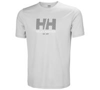 Helly Hansen Men's HH Tech Graphic T-Shirt 2.0, Grey Fog, S