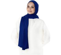 Jersey Hijab Head Scarf for Women - Muslim, African and Indian Fashion Compatible (Royal Blue)