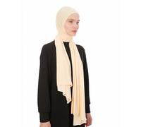Jersey Hijab Scarf for Women - Nude Jersey Hijab Scarf Muslim Headscarf - Long Muslim Accessories Headscarf Shawl - Islamic Hajib Headwrap Fashion Scarves Solid Color - Ramadan Head Wrap (Nude)