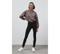 Jersey Hoodie With Elastic Waistband Enorsia Brown 18