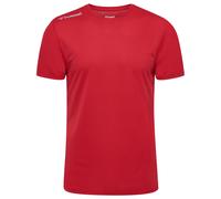 hummel Men's Hmlrun Jersey S/S T-Shirt, Tango red, M
