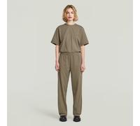 Jersey Jumpsuit - Brown - Women M