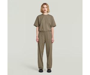 Jersey Jumpsuit - Brown - Women S