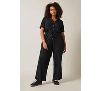 Jersey Jumpsuit Evans Black 26-28