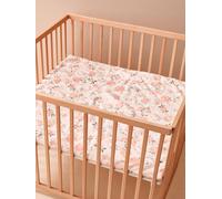 Jersey Knit/Cotton Gauze Throw for Baby, EAU DE ROSE Theme light pink