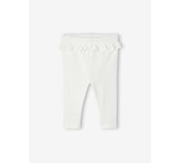 Jersey Knit Leggings for Newborn Girls ecru