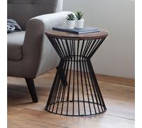 Jersey Lamp Table - Round - Walnut