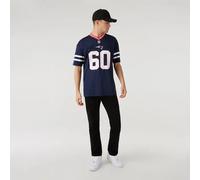 New Era Nfl Mesh New England Patriots Short Sleeve T-shirt Blue S Men