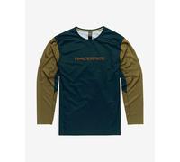 Jersey Race Face Indy long sleeve green brown - L