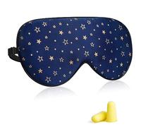 Jersey Slumber 100% Silk Sleep Mask For A Full Night's Sleep | Comfortable & Super Soft Eye Mask With Adjustable Strap | Works With Every Nap Position | Ultimate Sleeping Aid/Blindfold, Blocks Light
