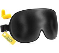 Jersey Slumber 100% Silk Sleep Mask For A Full Night's Sleep | Comfortable & Super Soft Eye Mask With Adjustable Strap | Works With Every Nap Position | Ultimate Sleeping Aid / Blindfold, Blocks Light