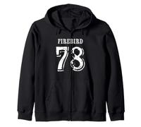 Jersey Style Firebird 78 Slavic Mythology Folklore Bird Zip Hoodie