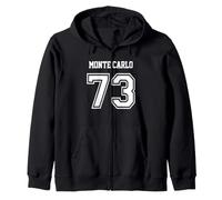 Jersey Style Monte Carlo 73 Monaco French Riviera Zip Hoodie