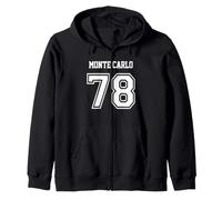 Jersey Style Monte Carlo 78 Monaco French Riviera Zip Hoodie