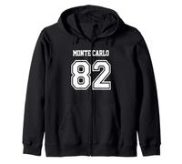Jersey Style Monte Carlo 82 Monaco French Riviera Zip Hoodie