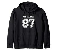 Jersey Style Monte Carlo 87 Monaco French Riviera Zip Hoodie