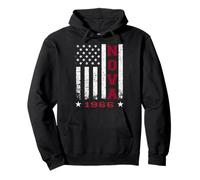 Jersey Style Nova 66 1966 Classic Old School Muscle Car Pullover Hoodie