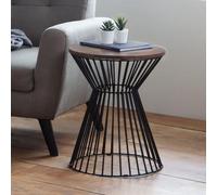 Jersey Walnut Round Lamp Table