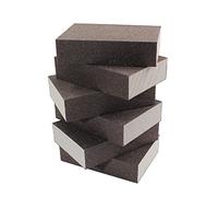 Jersvimc 120 Grit Fine Sanding Block - 12Pcs, Wet Dry Sanding Sponge Foam Sandpaper Block Washable & Reusable Sandpaper Sponge for Drywall Wood Plastic Metal Furniture