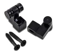 Jersvimc 2 Pcs Guitar Roller String Tree, Black String Tree Retainer Telecaster String Guide Bass String Retainer Screw for Tele Start