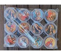 Jerusalem 12 wooden rosaries with rose scent from the Holy Land