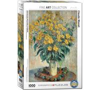 Eurographics 6000-0319 Jerusalem Artichoke Flowers by Claude Monet Puzzle, Various, 48 x 68 cm
