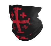 Jerusalem Catholic Cross Unisex Tube Scarf Multifunctional Magic Headband Comfortable Neck Warmer For Tennis Climbing Snowboarding