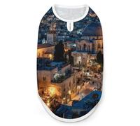 Jerusalem City Night Dog Shirts Pullover Pet Vest T-shirts for Small Medium Dogs & Cats