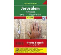 Jerusalem, City Plan 1:12.500, City Pocket + The Big Five
