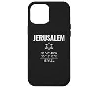 Jerusalem Coordinates Israel Heritage Star of David Case for iPhone 12 Pro Max