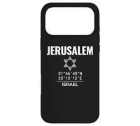 Jerusalem Coordinates Israel Heritage Star of David Case for iPhone 17 Pro Max