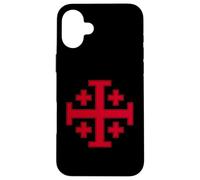 JERUSALEM CROSS FIVE-FOLD CROSS KNIGHT'S TEMPLAR Case for iPhone 16 Plus