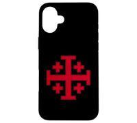 JERUSALEM CROSS FIVE-FOLD CROSS KNIGHT'S TEMPLAR Case for iPhone 16 Plus
