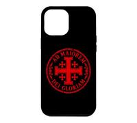 Jerusalem Cross For The Greater Glory of God Red Aged Case for iPhone 12 Pro Max