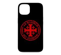 Jerusalem Cross For The Greater Glory of God Red Aged Case for iPhone 13