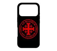 Jerusalem Cross For The Greater Glory of God Red Aged Case for iPhone 17 Pro