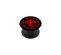 Jerusalem Cross For The Greater Glory of God Red Aged PopSockets Adhesive PopGrip