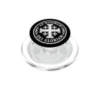 Jerusalem Cross For The Greater Glory of God White Aged PopSockets PopGrip for MagSafe