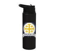 Jerusalem Cross Medieval Kingdom Jerusalem Stainless Steel Insulated Water Bottle