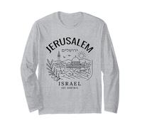 Jerusalem Holy City Israel City of David Biblical Roots Long Sleeve T-Shirt