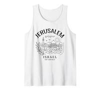 Jerusalem Holy City Israel City of David Biblical Roots Tank Top
